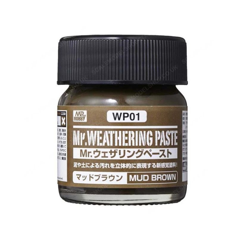 Mr Hobby - Weathering Paste Mud Brown (40ml) | WP-01 Mr Hobby - Weathering Paste Mud Brown (40ml) | WP-01