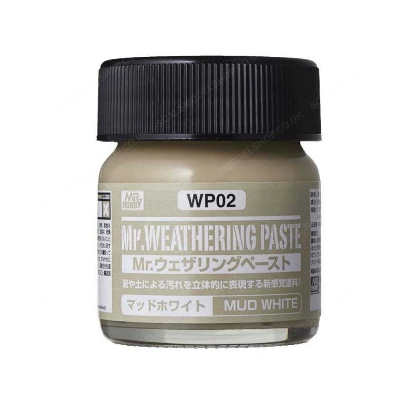 Mr Hobby - Weathering Paste Mud White (40ml) | WP-02