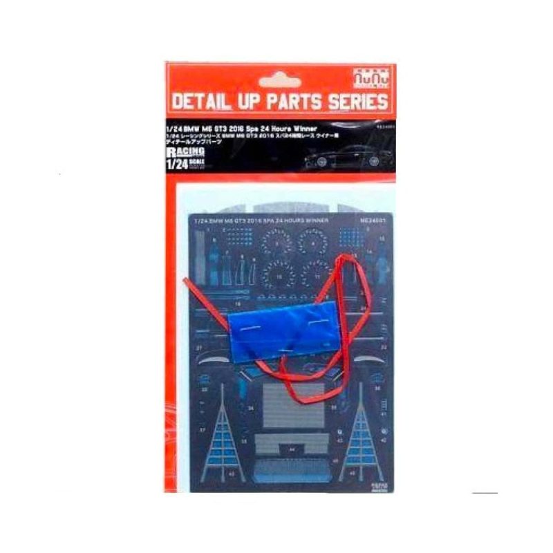 1/24 Bmw M6 GT3 Falken Racing 24 Nurburgring Detail Set NUNU E24002 1/24 Bmw M6 GT3 Falken Racing 24 Nurburgring Detail Set NUNU E24002