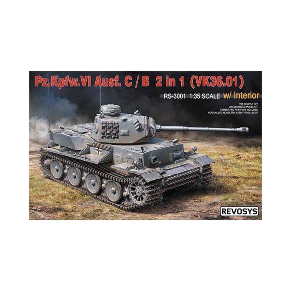 1/35 Pz.kpfw.VI Ausf.C/B (VK36.01) Revosys RS-3001 1/35 Pz.kpfw.VI Ausf.C/B (VK36.01) Revosys RS-3001