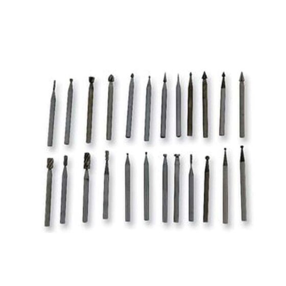24pc Hss Carving and Milling Set To Fit All Mini Rotary Tools Rotacraft RC9004 24pc Hss Carving and Milling Set To Fit All Mini Rotary Tools Rotacraft RC9004