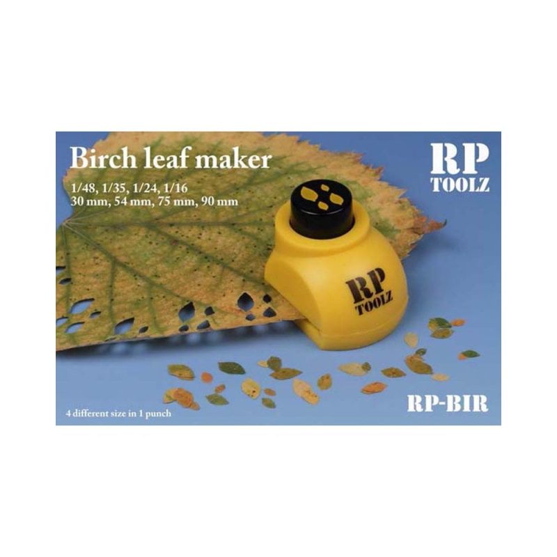 Birch Leaf Maker In 4 Sizes RP Toolz RP-BIR Birch Leaf Maker In 4 Sizes RP Toolz RP-BIR