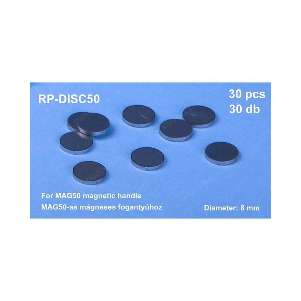 RP Toolz Steel Discs For MAG50 Handle (8mm 30pcs) RP-DISC50 RP Toolz Steel Discs For MAG50 Handle (8mm 30pcs) RP-DISC50