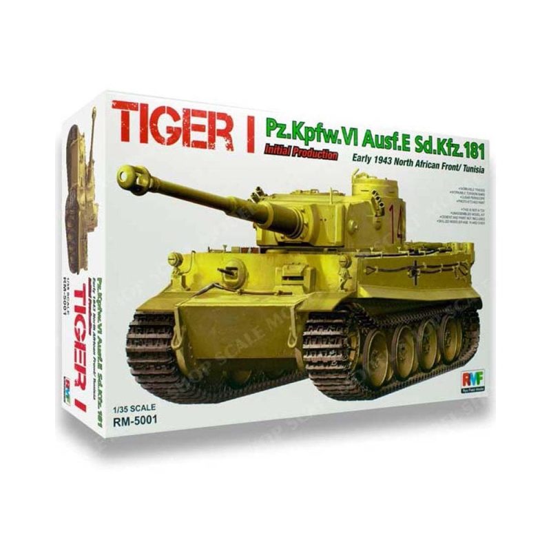 1/35 Tiger I Initial Production Early 1943 North African Front / Tunisia Rye Field Models RM5001