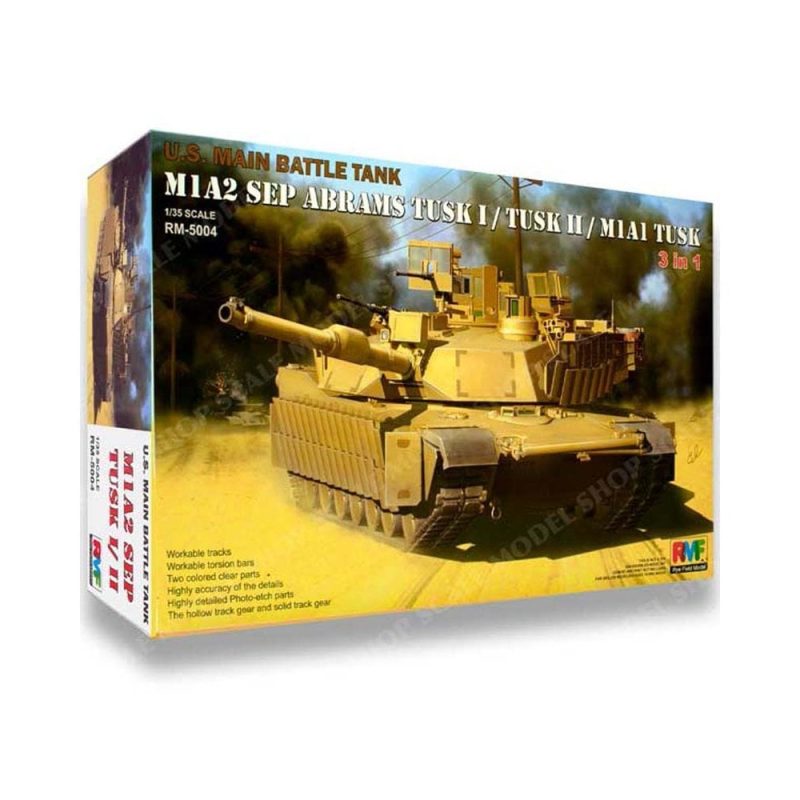 Rye Field Models M1A1/M1A2 TUSK I/II (3 in 1) (1/35) RM5004