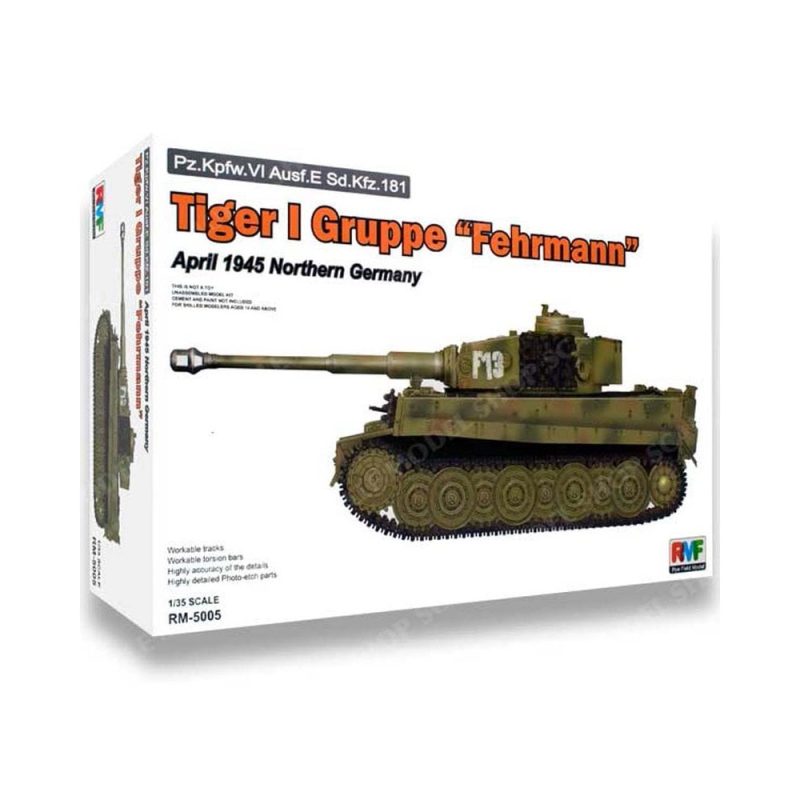 1/35 Tiger I Gruppe Fehrmann April 1945 Northern Germany Rye Field Models RM5005
