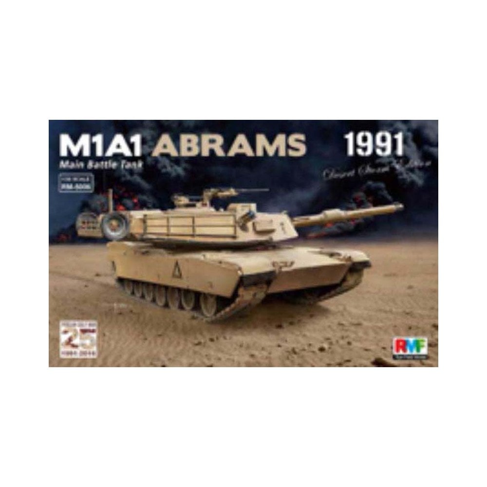1/35 M1A1 Abrams Gulf War 1991 Rye Field Models RM5006 1/35 M1A1 Abrams Gulf War 1991 Rye Field Models RM5006