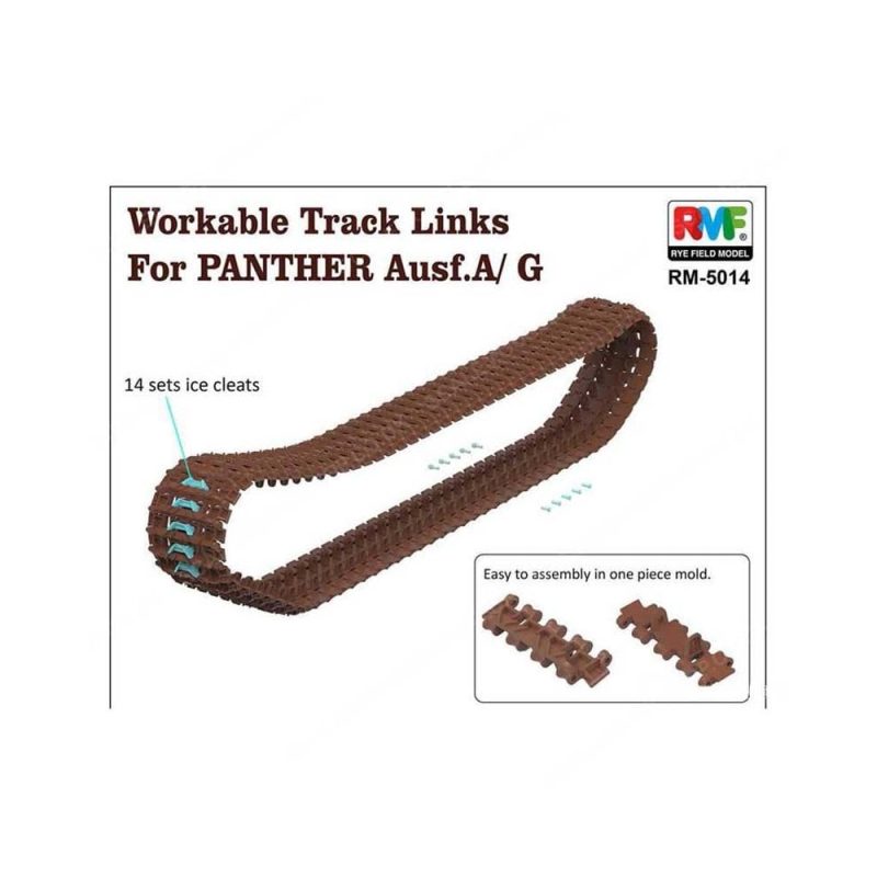 1/35 Workable Tracks For Panther A & G Rye Field Models RM5014