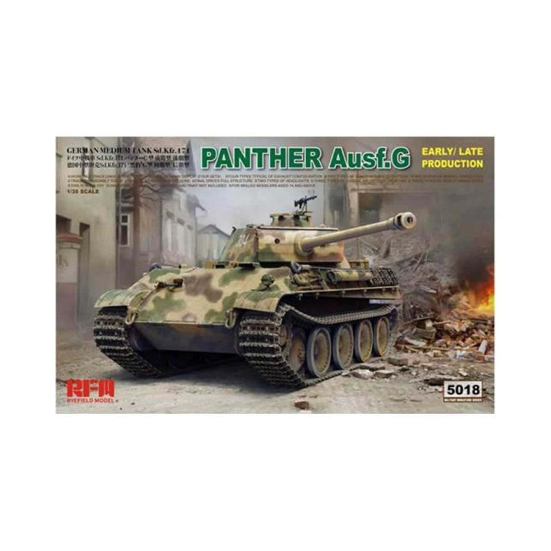 1/35 Panther Ausf.G Early/ Late Production Rye Field Models RM-5018