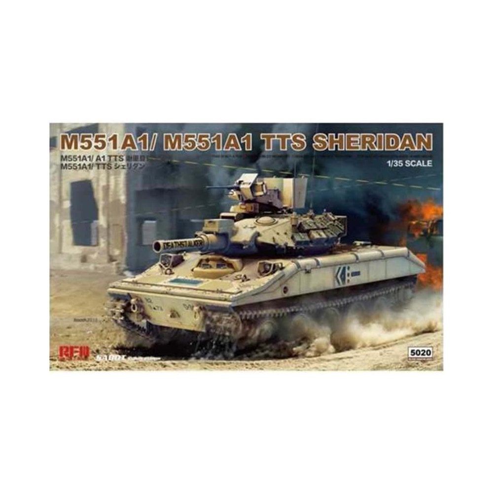 Rye Field Models M551A1/A1TTS Sheridan (1/35) RM5020 Rye Field Models M551A1/A1TTS Sheridan (1/35) RM5020
