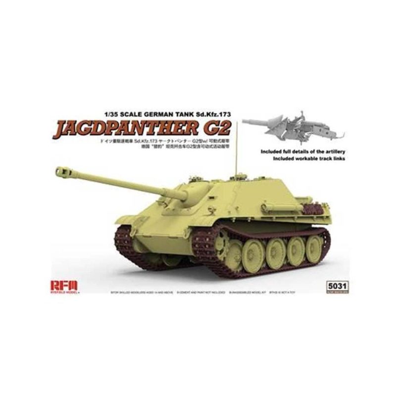 Rye Field Models Jagdpanther G2 with Workable Tracks (1/35) RM5031