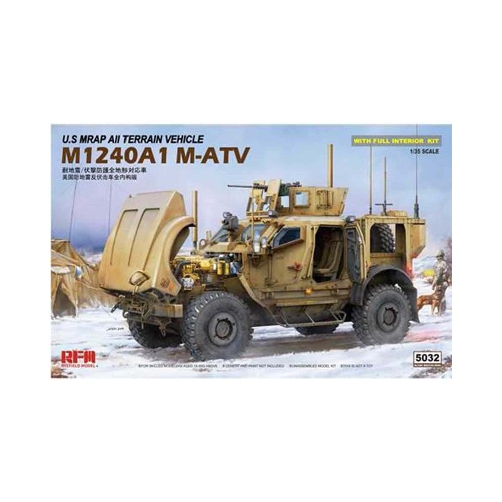 1/35 M-ATV (MRAP All Terrain Vehicle) M1024A1 Rye Field Models RM5032 1/35 M-ATV (MRAP All Terrain Vehicle) M1024A1 Rye Field Models RM5032