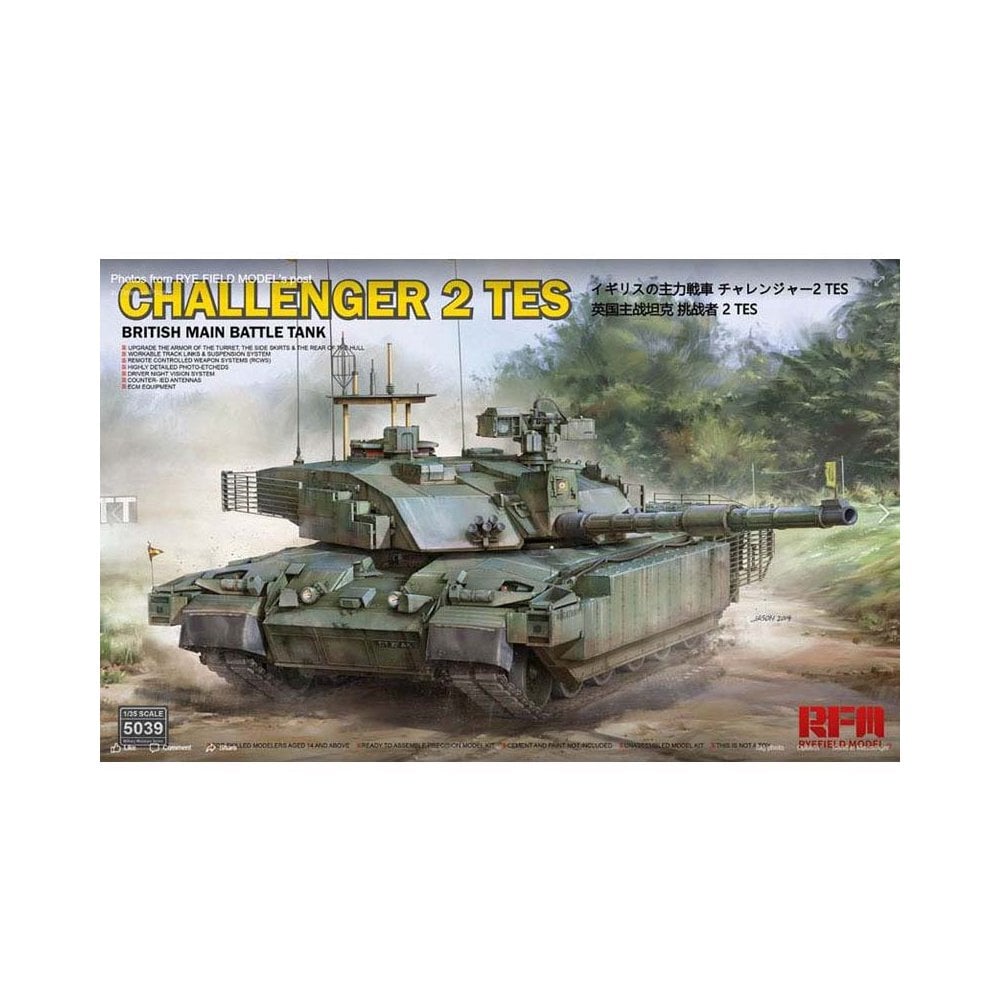 Rye Field Models RM5039 1/35 British Main Battle Tank Challenger 2 TES