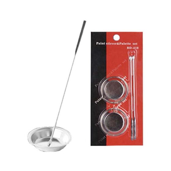 2pc Paint Stirrer and Palette Set BD-410 2pc Paint Stirrer and Palette Set BD-410