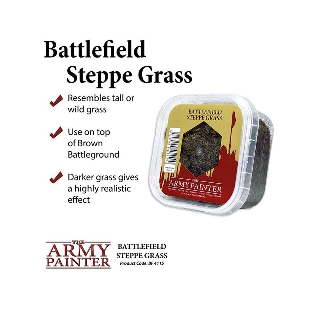 The Army Painter Battlefields: Steppe Grass BF4115 The Army Painter Battlefields: Steppe Grass BF4115