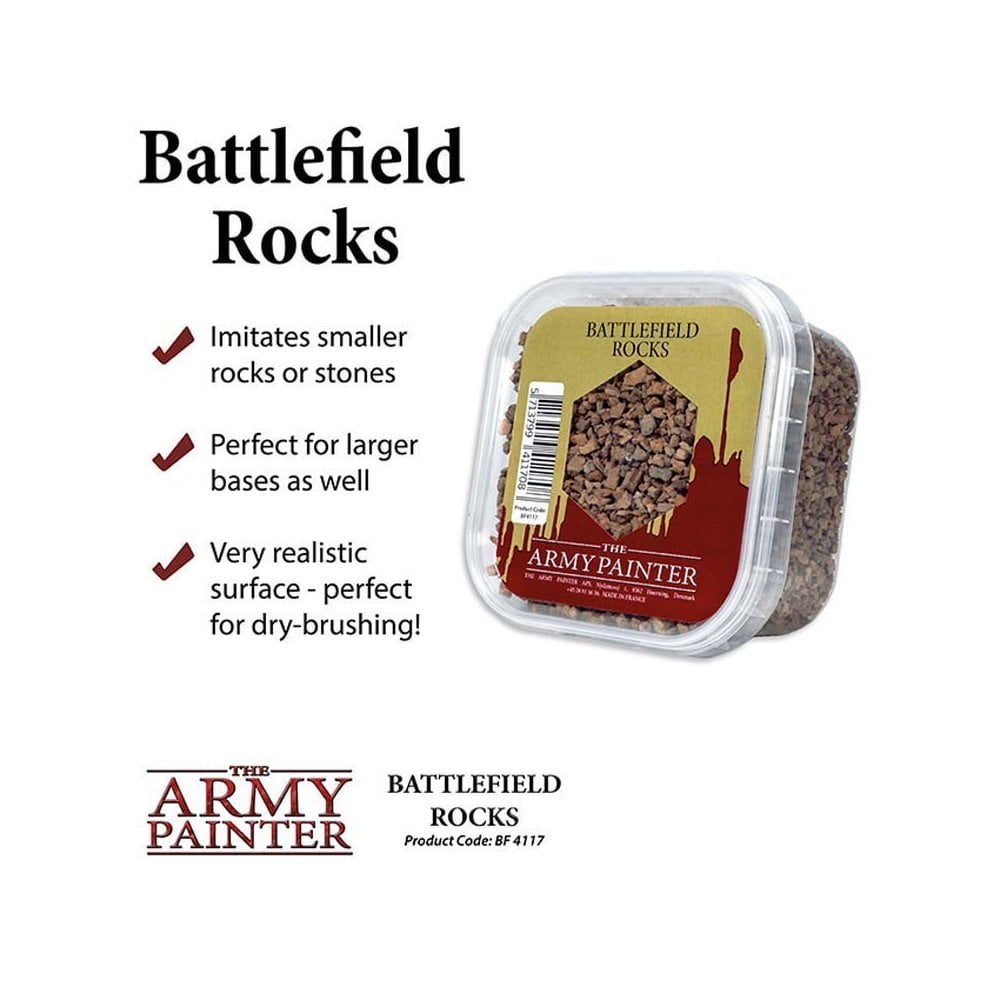 The Army Painter Battlefields: Basing Rocks BF4117 The Army Painter Battlefields: Basing Rocks BF4117