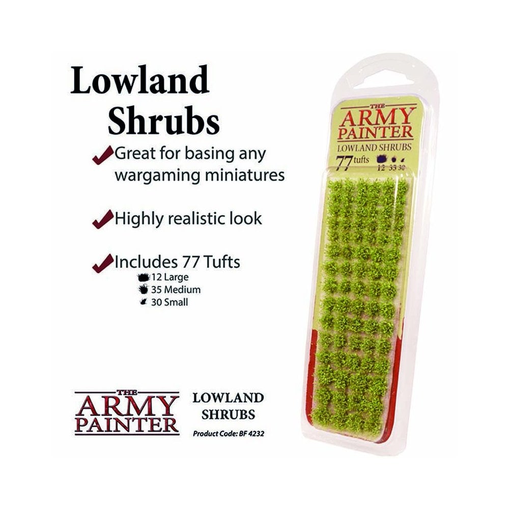 The Army Painter Battlefields: Lowland Shrubs BF4232 The Army Painter Battlefields: Lowland Shrubs BF4232