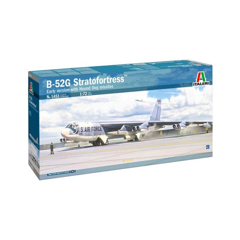 Italeri B-52G Stratofortress Early version with Hound Dog Missiles (1/72) 1451
