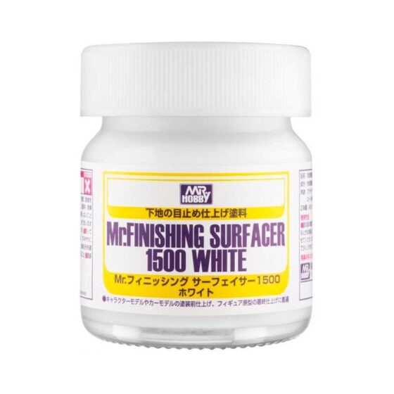 Mr Hobby - Mr Finishing Surfacer 1500 White (40ml) SF-291 Mr Hobby - Mr Finishing Surfacer 1500 White (40ml) SF-291