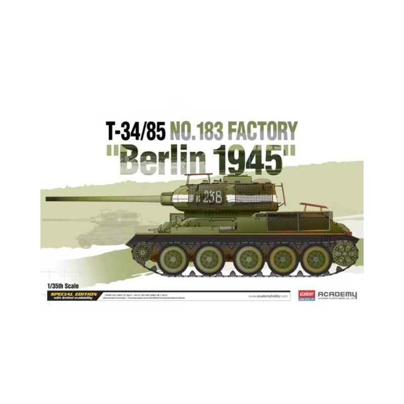 Academy T-34/85 No.183 Factory "Berlin 1945" (1/35) 13295