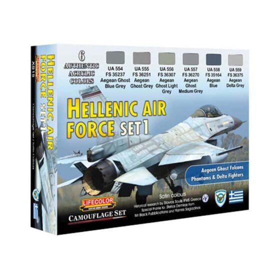 LifeColor Hellenic Air Force Set 1 XS15 LifeColor Hellenic Air Force Set 1 XS15