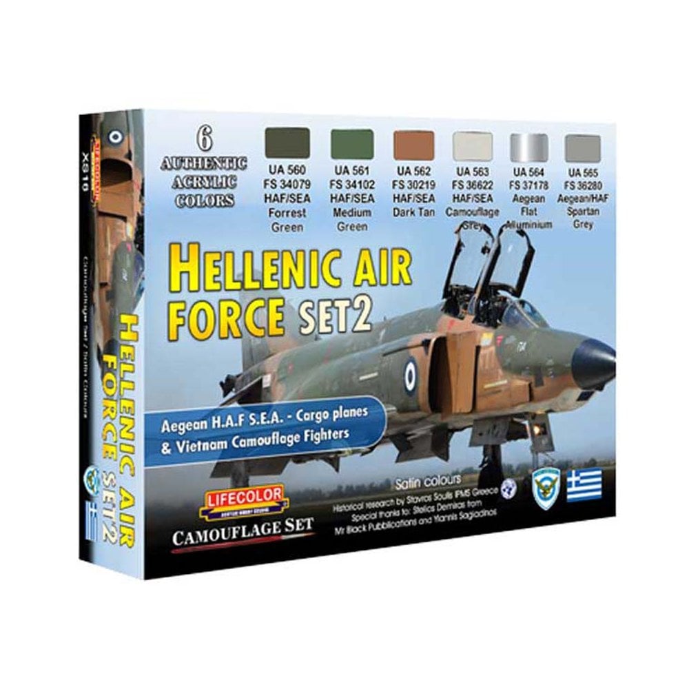 LifeColor Hellenic Air Force Set 2 XS16 LifeColor Hellenic Air Force Set 2 XS16