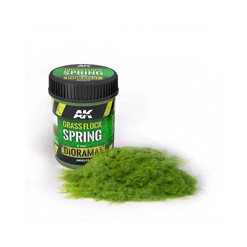 AK Interactive Grass Flock 2mm Spring AK-8219
