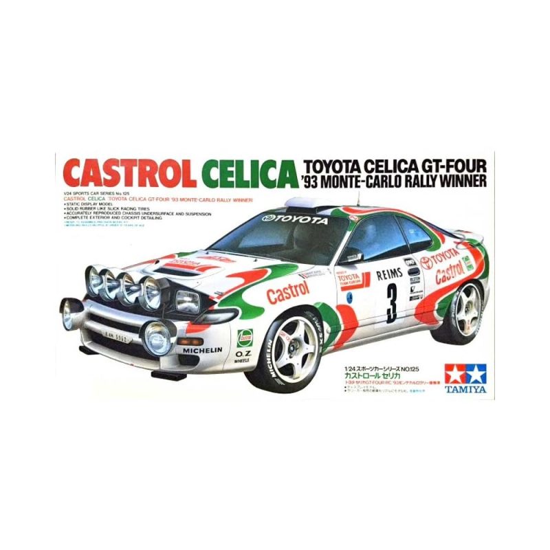 Tamiya Toyota Celica GT-Four '93 Monte-Carlo Rally Winner (1/24) 24125