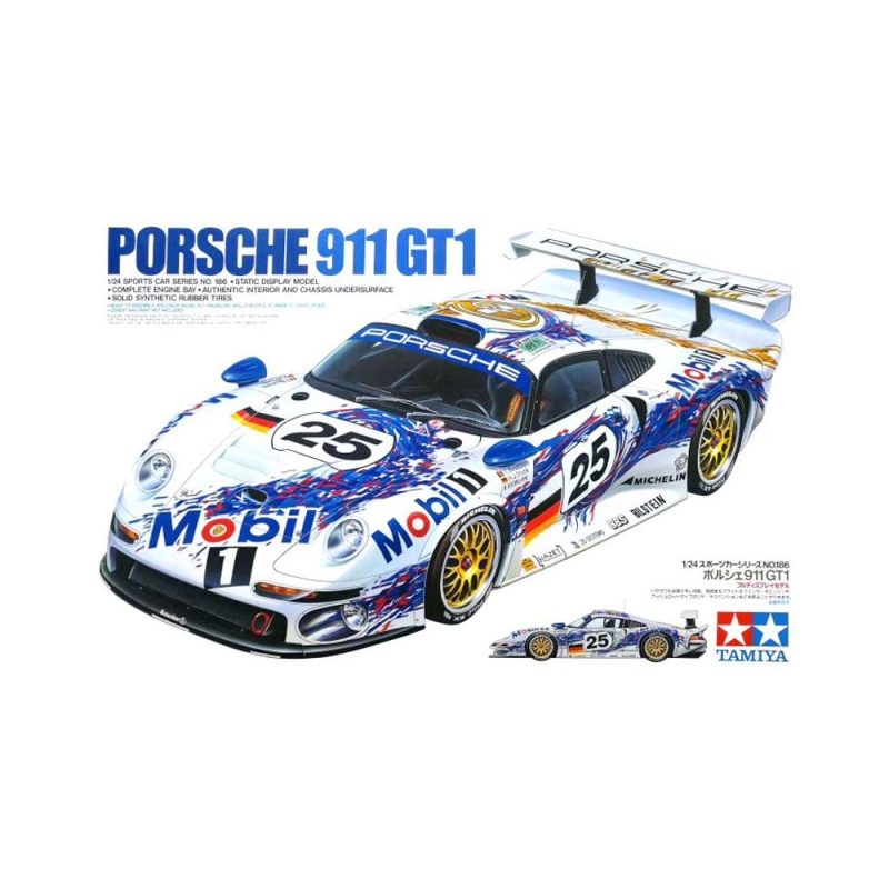 Tamiya #25 Mobil 1 Porsche 911 GT1 (1/24) 24186