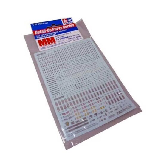 Tamiya WWII German Military Insignia Decal Set (1/16 & 1/35) 12625 Tamiya WWII German Military Insignia Decal Set (1/16 & 1/35) 12625