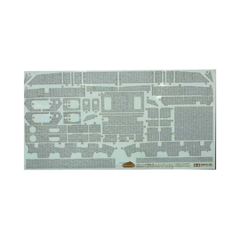 Tamiya Panzer IV Ausf.J Zimmerit Sheet (1/35) 12650