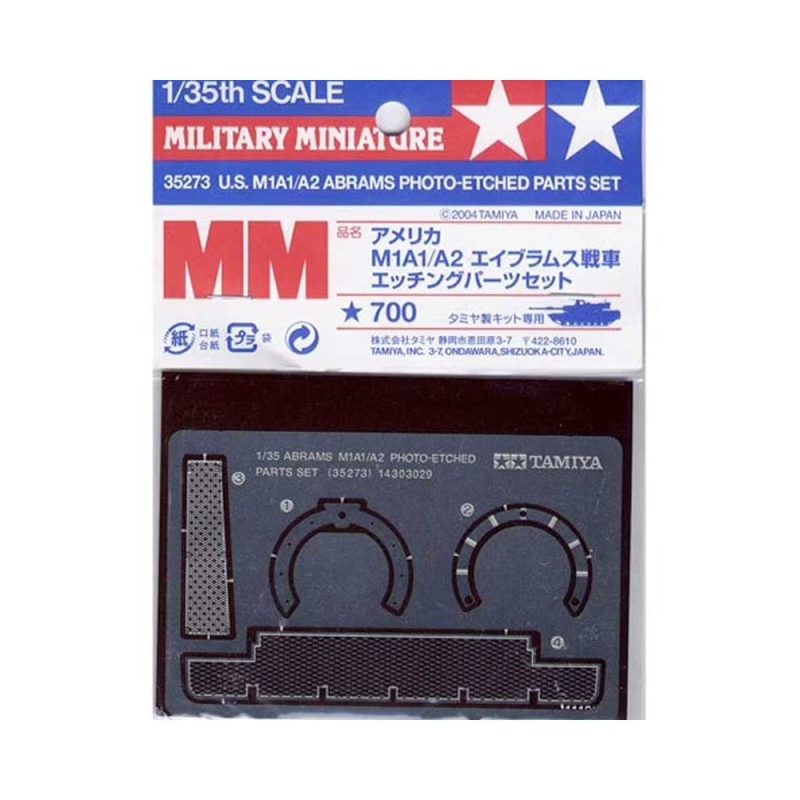 Tamiya US M1A1/A2 Abrams PE Parts Set (1/35) 35273