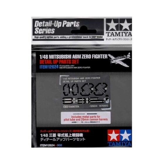 Tamiya Mitsubishi A6M Zero Detail Up Set (1/48) 12624 Tamiya Mitsubishi A6M Zero Detail Up Set (1/48) 12624