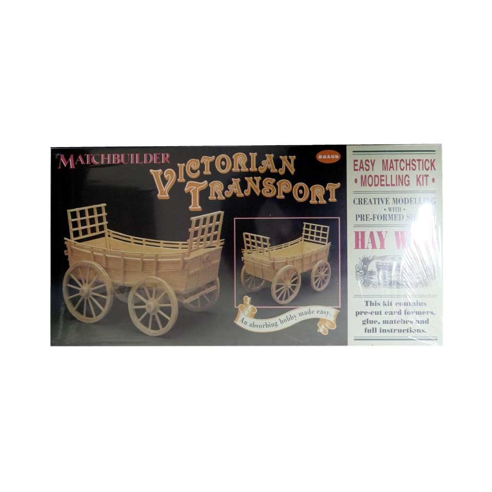 Victorian Hay Wain Matchstick Kit Matchbuilder MSHAY Victorian Hay Wain Matchstick Kit Matchbuilder MSHAY