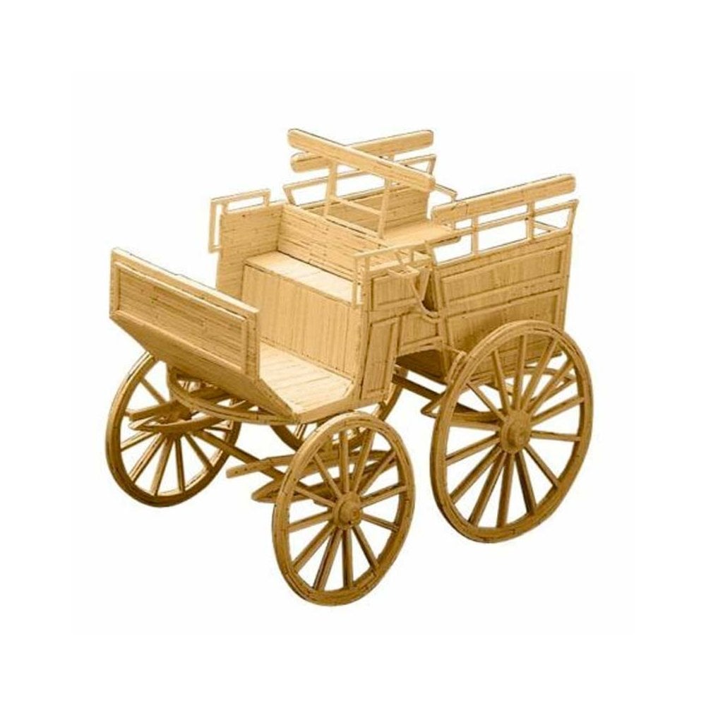 Victorian Wagonette Cart Matchstick Kit Matchbuilder MSWAG Victorian Wagonette Cart Matchstick Kit Matchbuilder MSWAG