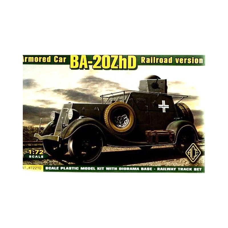 1/72 Armored Car BA-20 ZhD Railroad Verison ACE Models 72210