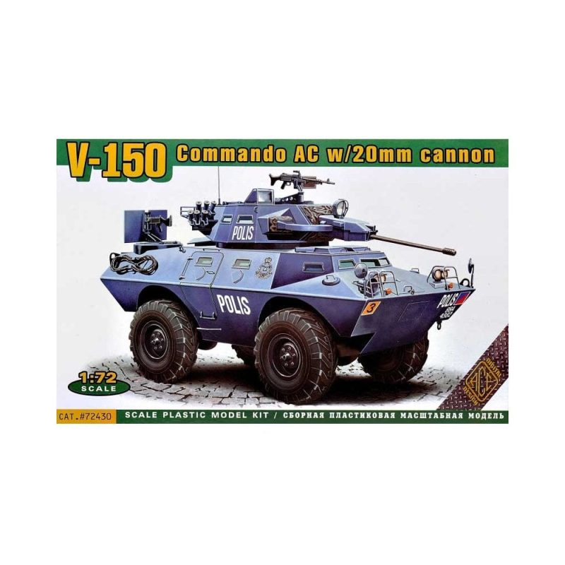 1/72 V-150 Commando AC w/20mm Cannon ACE Models 72430