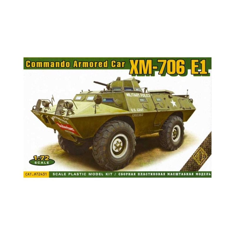 1/72 V-100 (XM-706 E1) Armored Patrol Car ACE Models 72431