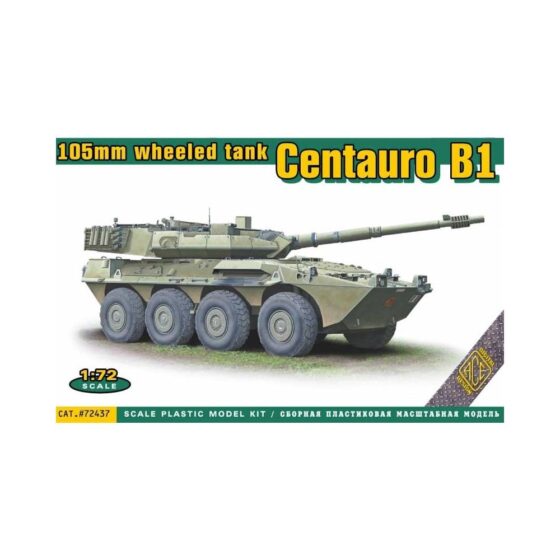 1/72 105mm Wheeled Tank Centauro B1 ACE Models 72437