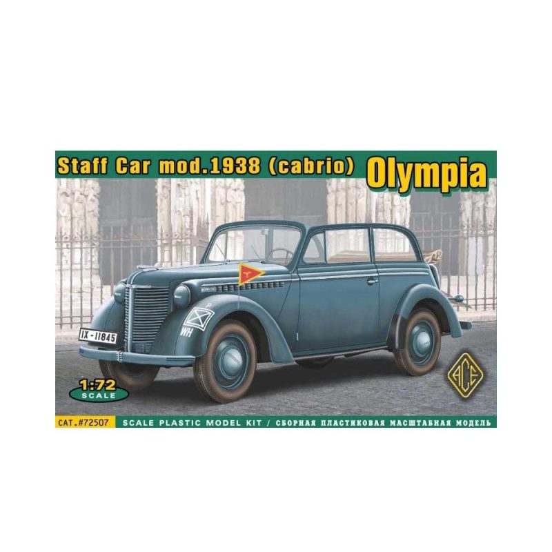 1/72 Olympia Staff Car mod.1938 (Cabriolet) ACE Models 72507 1/72 Olympia Staff Car mod.1938 (Cabriolet) ACE Models 72507