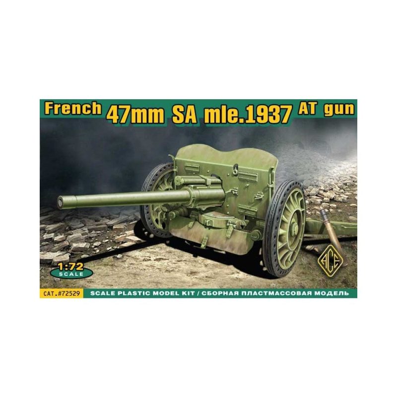 1/72 47mm SA mle. 1937 Anti-Tank Guns ACE Models 72529 1/72 47mm SA mle. 1937 Anti-Tank Guns ACE Models 72529