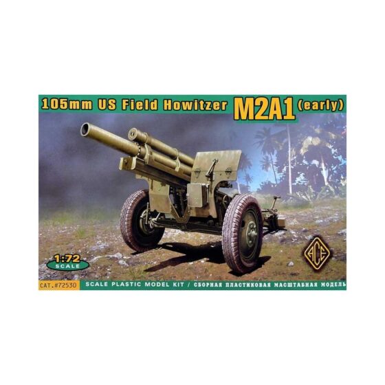 1/72 US 105mm Howitzer M2A1 (early production series) ACE Models 72530 1/72 US 105mm Howitzer M2A1 (early production series) ACE Models 72530