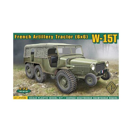 1/72 French WWII Artillery tractor (6x6) W15T ACE Models 72536 1/72 French WWII Artillery tractor (6x6) W15T ACE Models 72536