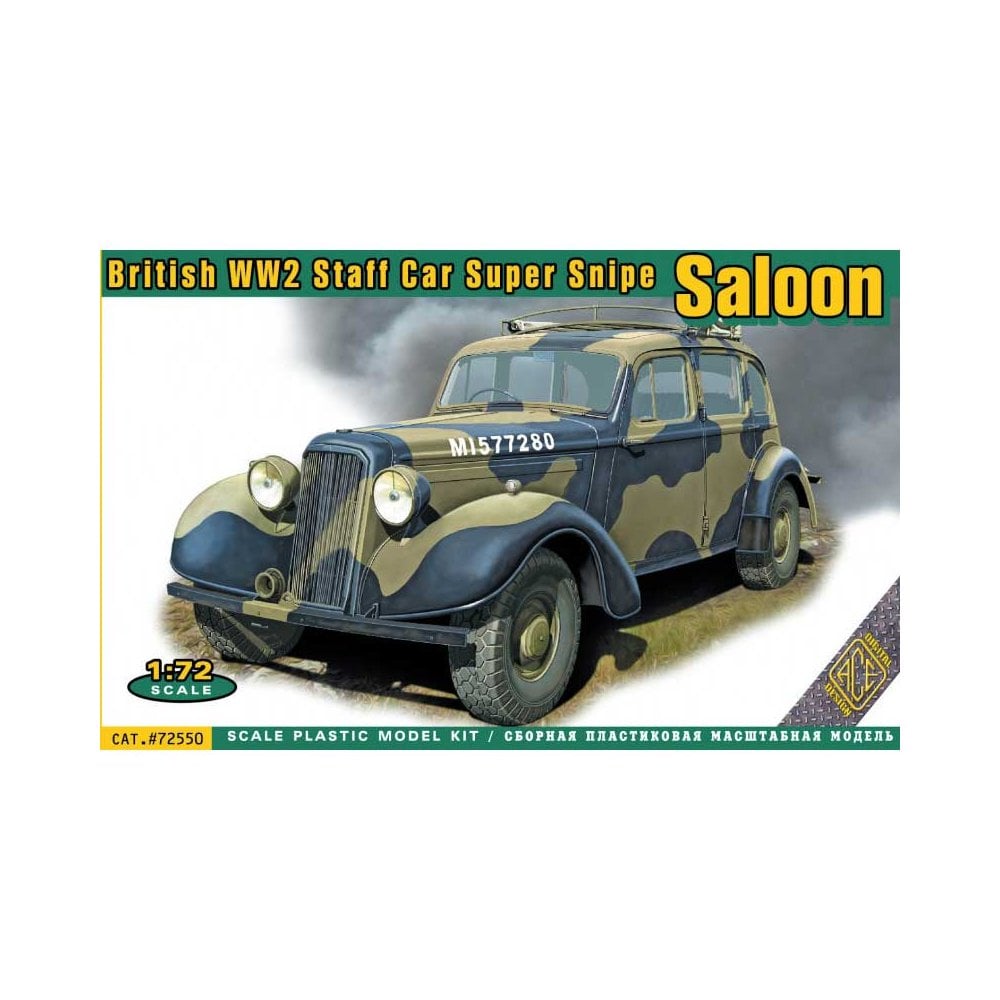 1/72 British WW2 Staff Car Super Snipe Saloon ACE Models 72550 1/72 British WW2 Staff Car Super Snipe Saloon ACE Models 72550