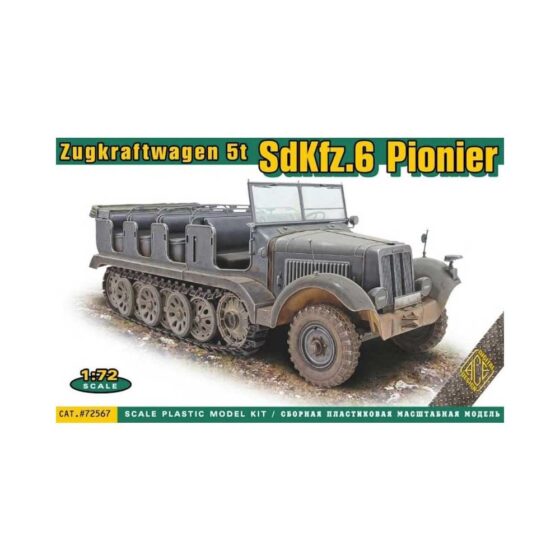 1/72 Zugkraftwagen 5t Sd.Kfz. 6 Pionier ACE Models 72567 1/72 Zugkraftwagen 5t Sd.Kfz. 6 Pionier ACE Models 72567