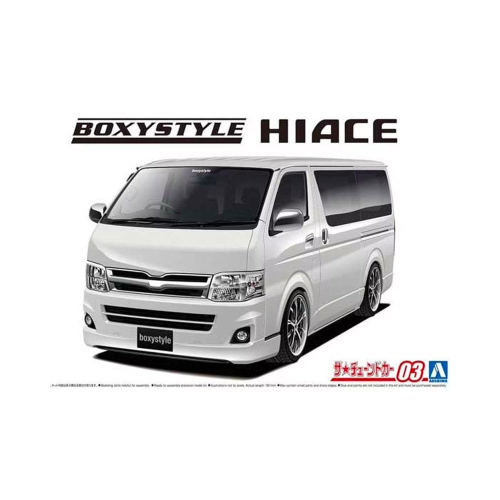 1/24 Boxystyle TRH200V Hiace Super GL '10 Aoshima 05895 1/24 Boxystyle TRH200V Hiace Super GL '10 Aoshima 05895