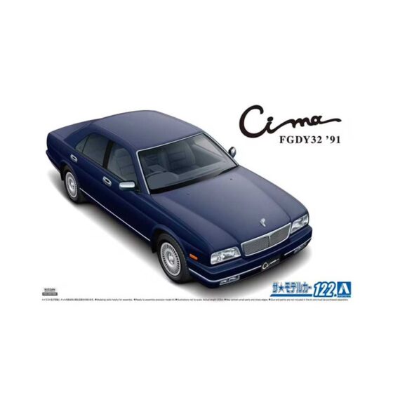 Aoshima Nissan Cima FGDY32 Type III Limited L AV '91 (1/24) 05953 Aoshima Nissan Cima FGDY32 Type III Limited L AV '91 (1/24) 05953