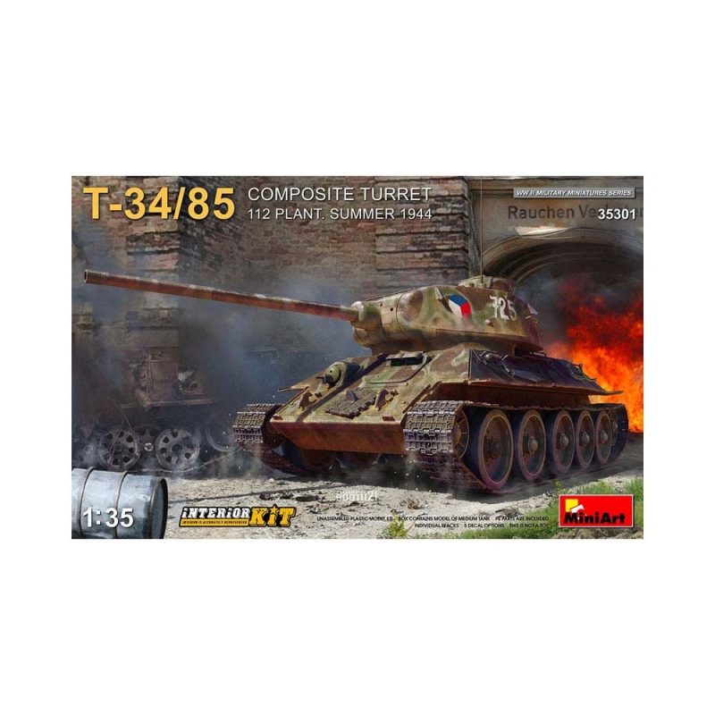Miniart T-34-85 Composite Turret.112 Plant (1/35) 35301