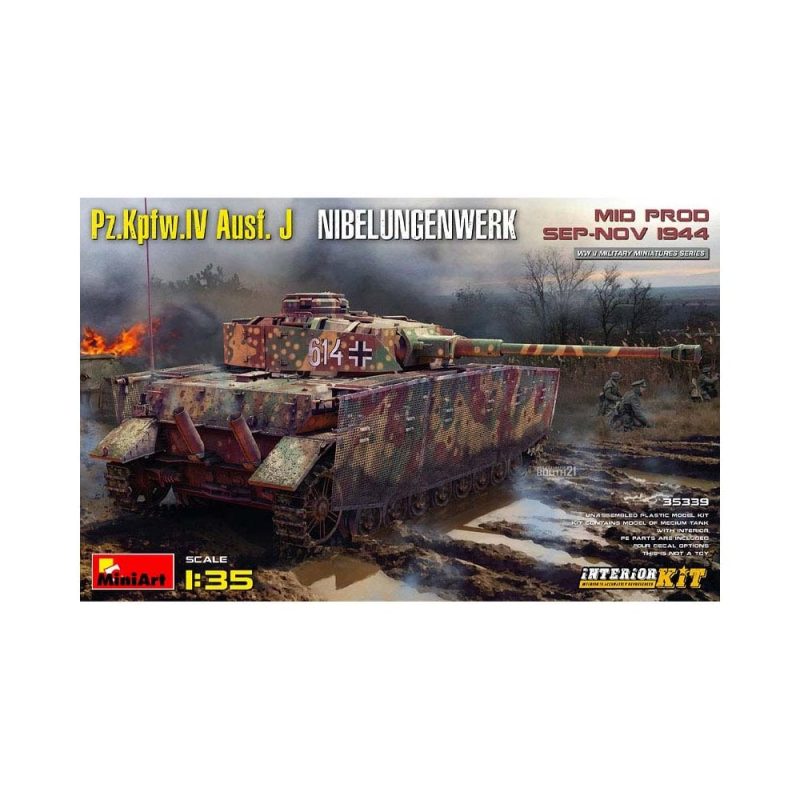 Miniart Pz.Kpfw.IV Ausf J Nibelungenwerk Mid Int Kit (1/35) 35339