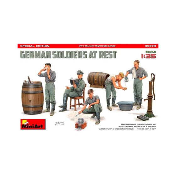 Miniart German Soldiers at Rest (Spec Edition) (1/35) 35378 Miniart German Soldiers at Rest (Spec Edition) (1/35) 35378